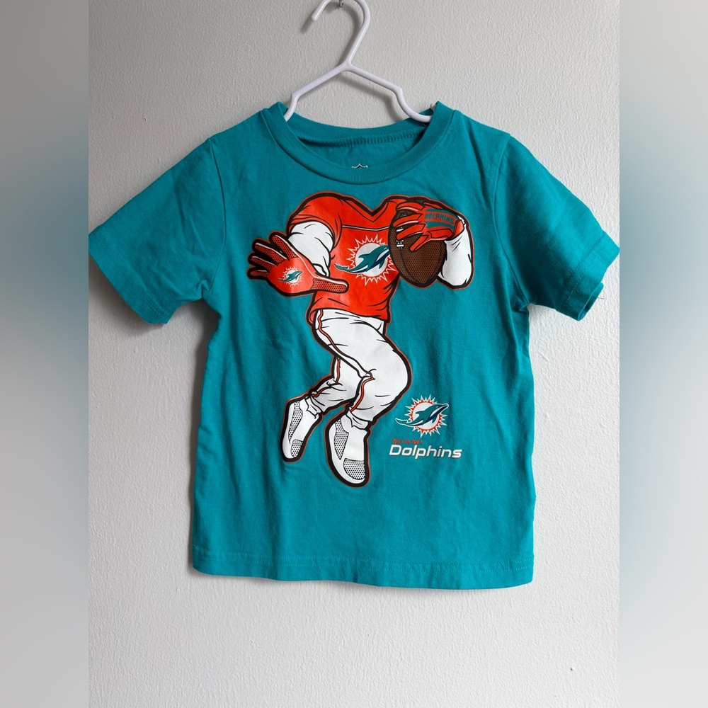 NFL Dolphins Aqua Kids Tee